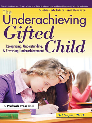 cover image of The Underachieving Gifted Child